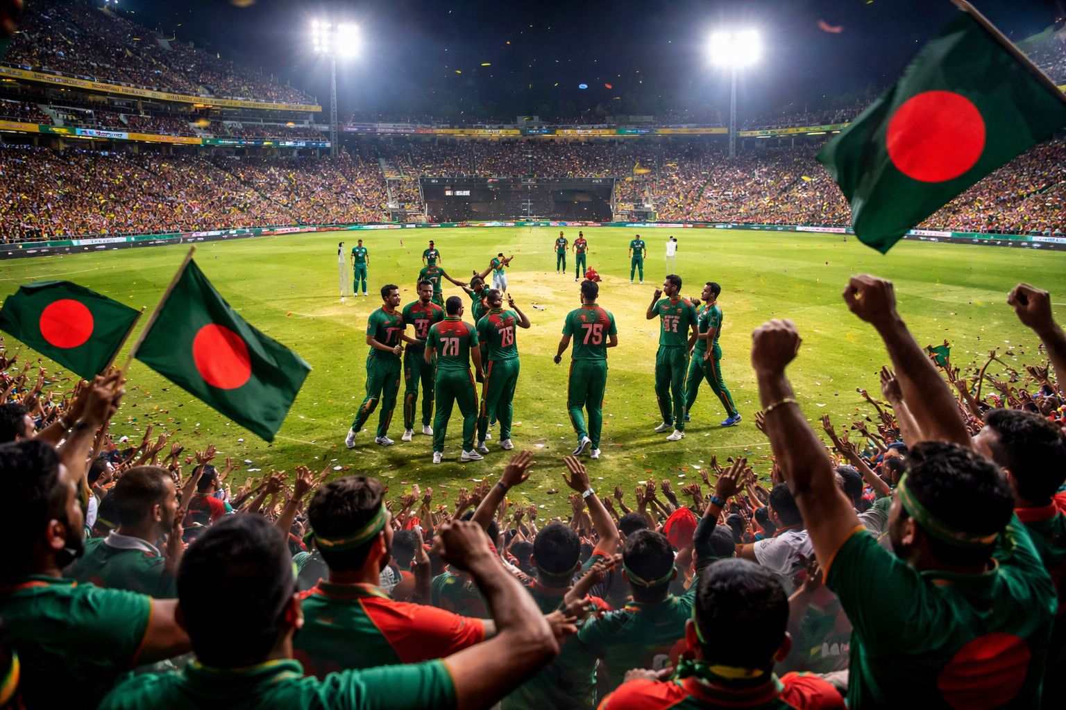 Bangladeshi punter using a laptop and mobile device at home while following live cricket action and placing wagers on vb8000